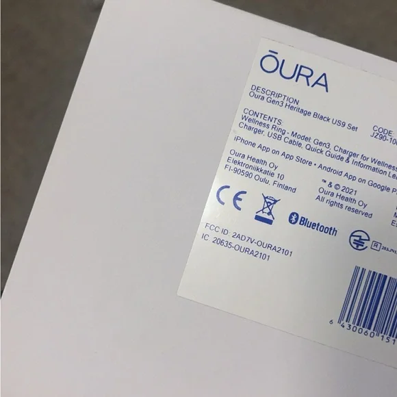 OURA RING size 9 black - Picture 4 of 8